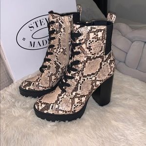 Steven Madden Leather Booties